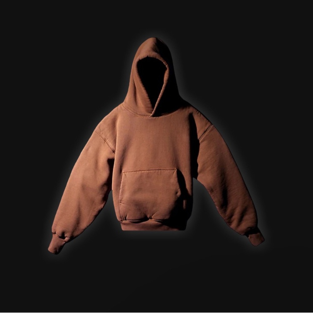 Yeezy Gap Double Layer Hoodie Brown Size S